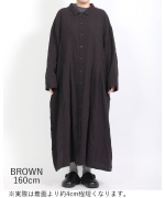 コットンウールグレンチェック　コートワンピース